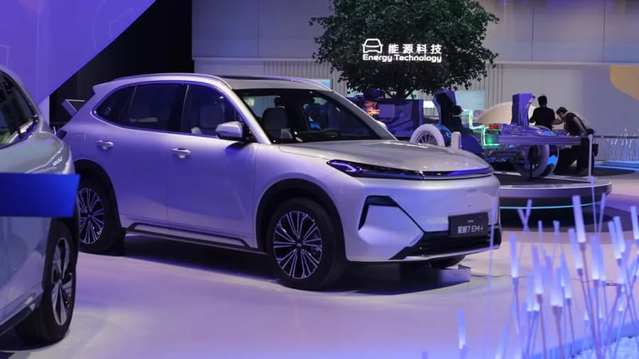 Las ventas de Geely en mayo aumentan ligeramente gracias a un nuevo récord de exportaciones