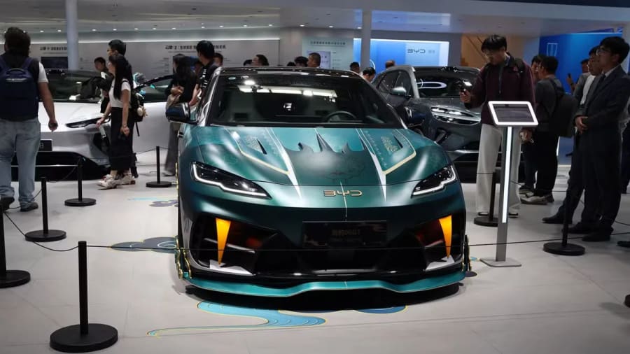 Automakers' share in China's NEV market in May: BYD ranks first with 21.8%, Tesla returns to top five