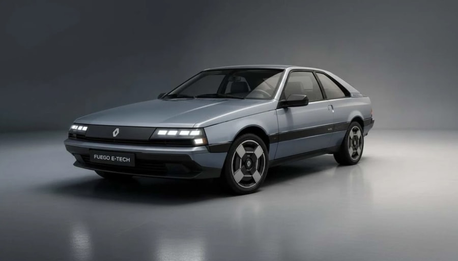 La IA imagina el Renault Fuego 2027: un eléctrico retro que tal vez triunfaría