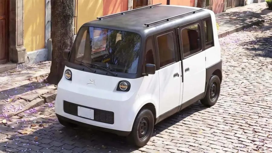 El primer coche eléctrico mexicano cuesta unos 7.500 euros y es muy versátil