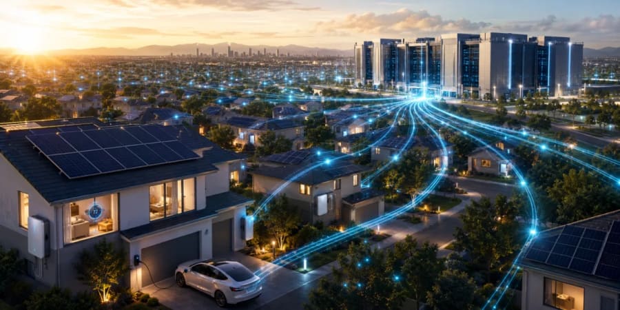 Tesla y Sunrun se asocian en una planta de energía virtual de 16 GW para centros de datos