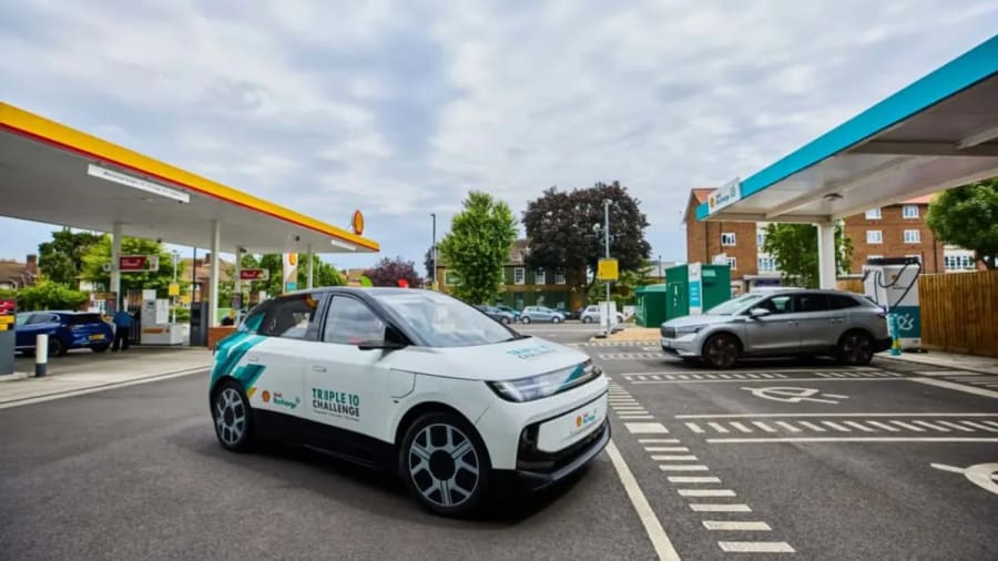 Shell Construye un Pequeño Vehículo Eléctrico con Carga Hiperrápida y un Nuevo Sistema de Refrigeración
