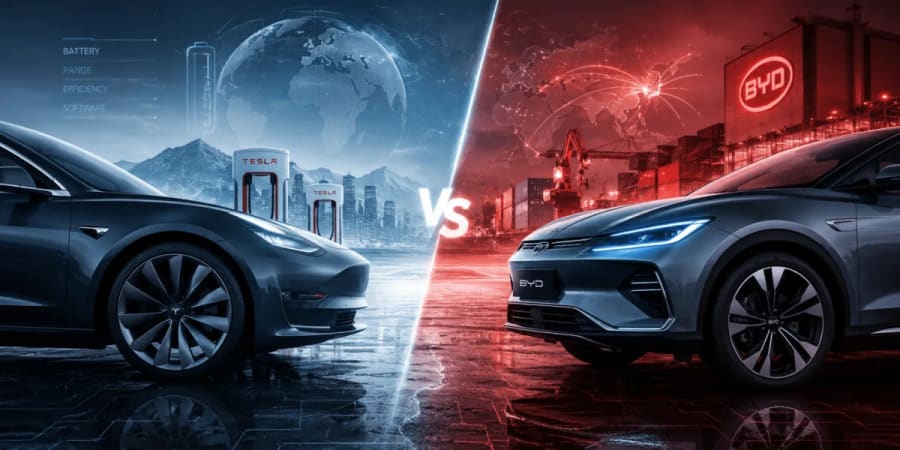 BYD supera de nuevo a Tesla en ventas de vehículos eléctricos en el segundo trimestre con 557.000 entregas