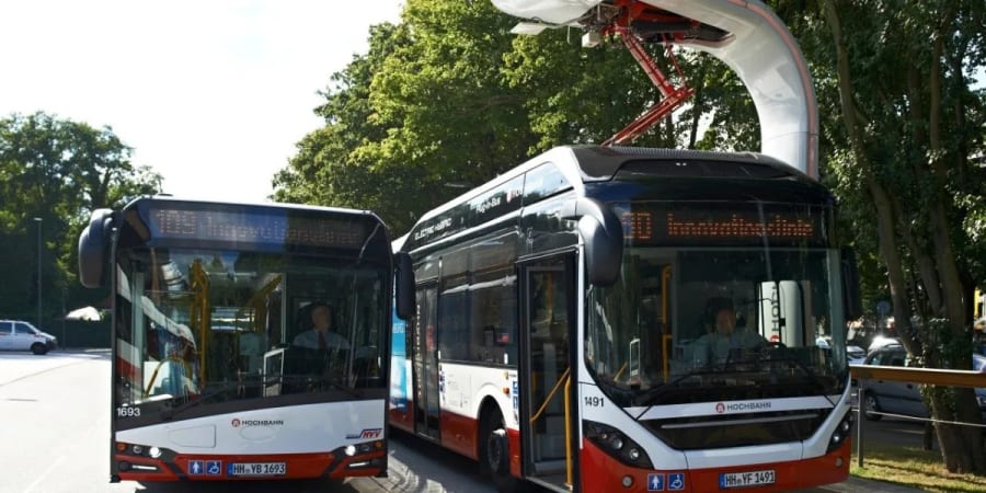El área metropolitana de Washington D.C. tendrá sus primeros cargadores de autobús eléctrico en ruta