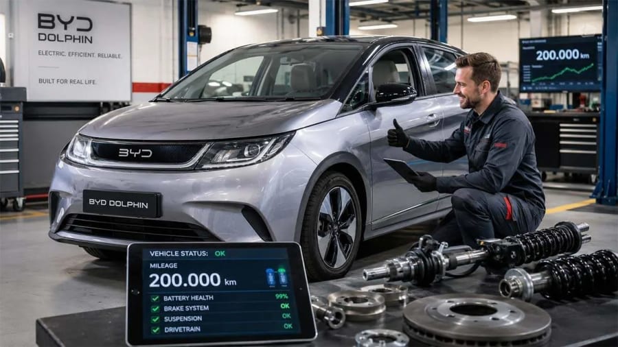 Un mecánico revisa un BYD con 200.000 kilómetros y el veredicto es claro: "está impecable"