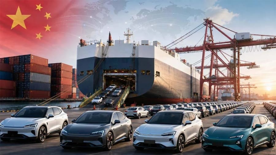 China rompe todos los récords: ya exporta más de 1 millón de vehículos al mes