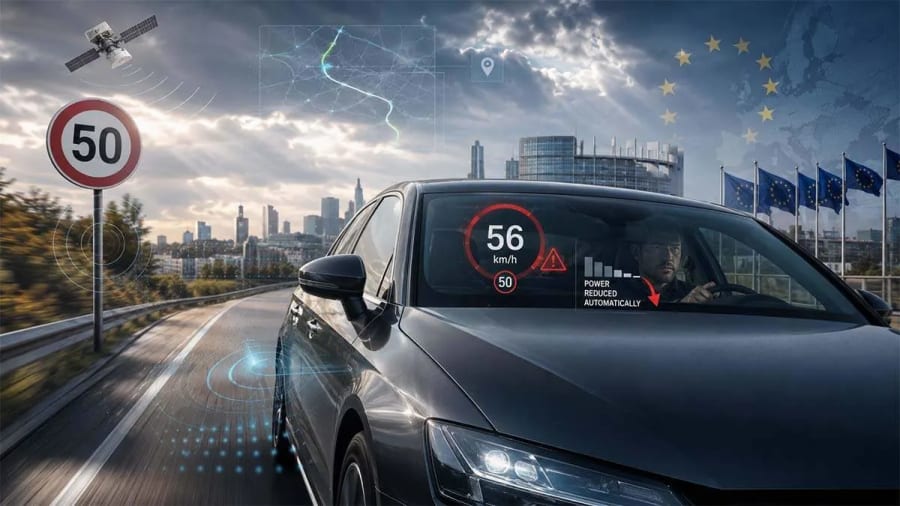 El nuevo paso de la UE: coches capaces de reducir potencia si superas el límite de velocidad