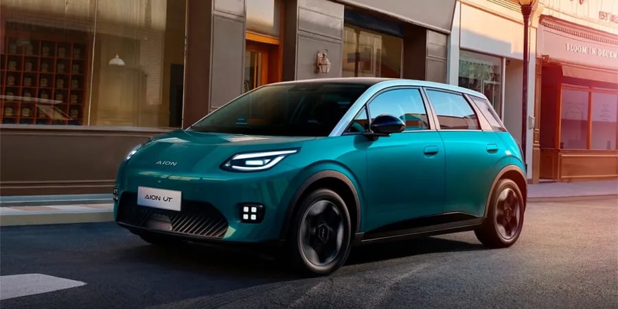 El nuevo GAC AION UT aterriza en España: 60 kWh, 204 CV y hasta 620 km en ciudad