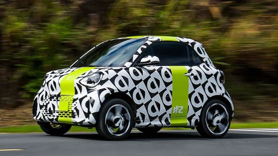 El smart #2 ya rueda camuflado: el heredero eléctrico del fortwo se prepara para París