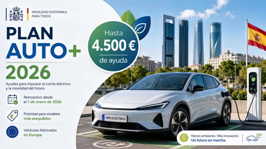 El Plan Auto+ ya está en marcha: requisitos, ayudas y coches que podrán recibir más dinero