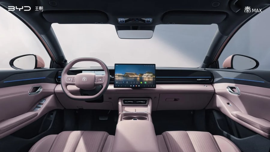 BYD desvela el interior del Qin Max a medida que se acerca su lanzamiento