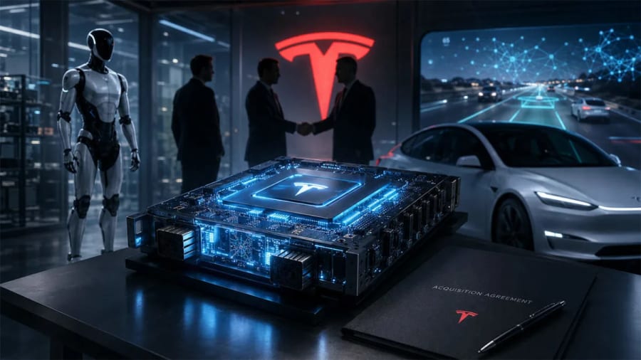 Tesla compra una misteriosa empresa de IA por casi 2.000 millones de dólares