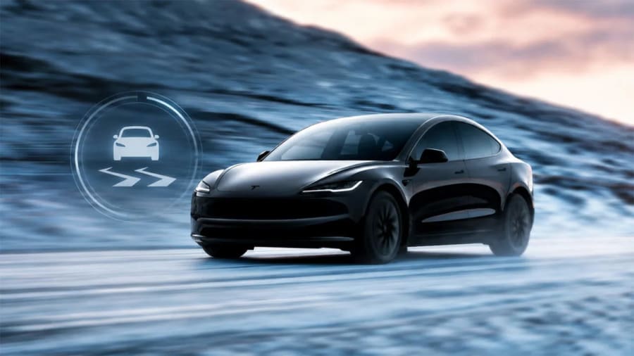 Tesla añade nuevos modos de tracción al Model 3 y Model Y para lluvia, nieve y barro