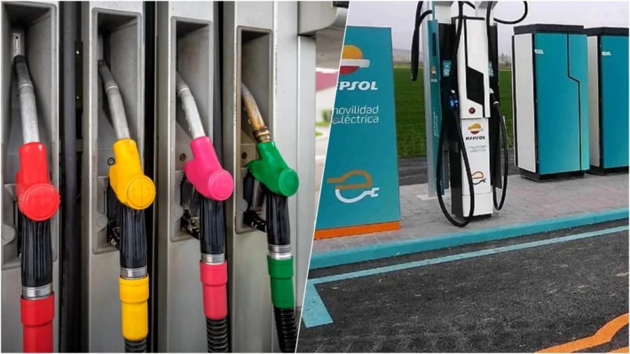 Las petroleras pagarán la recarga eléctrica, y el coste podría acabar en el surtidor de gasolina y diésel