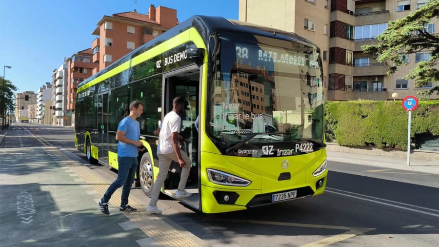Zaragoza prueba el nuevo Irizar ie bus Efficient con batería de 512 kWh