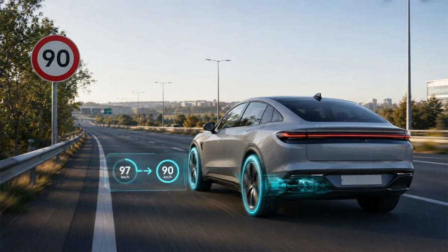¿Adiós a los excesos de velocidad? Europa quiere que los coches frenen automáticamente si van demasiado rápido