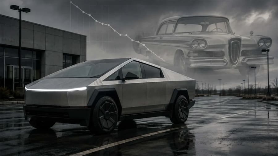 En EEUU consideran este Tesla como el mayor fracaso comercial de la historia... junto con el Ford Edsel