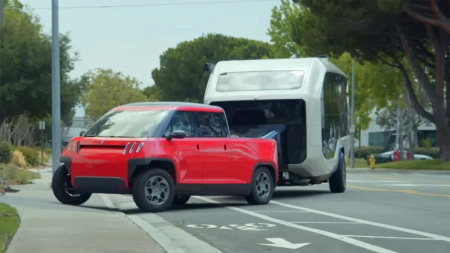 Telo afirma que su diminuta camioneta eléctrica puede remolcar más que una Ford F-150 básica