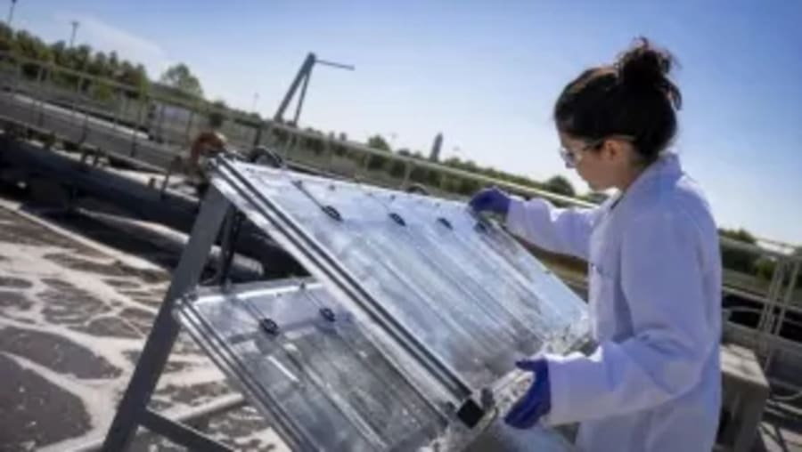 Hidrógeno a partir de aguas residuales y luz solar: funciona, pero hay un problema