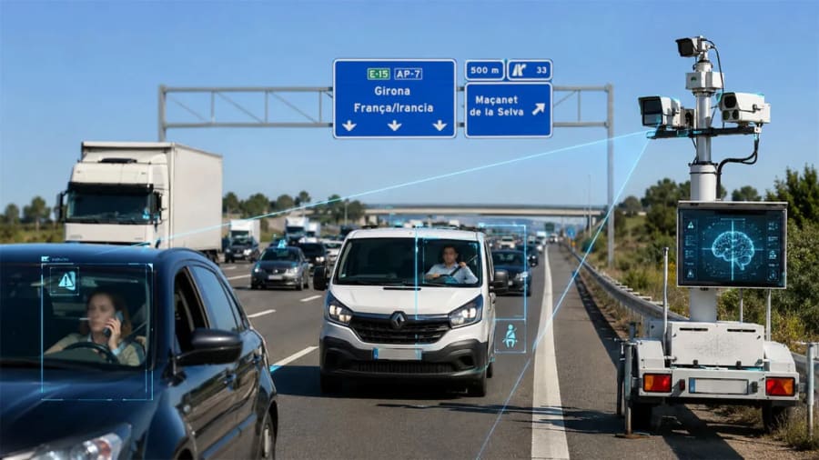 Es oficial: llegan los radares con IA a dos de las carreteras más transitadas de España