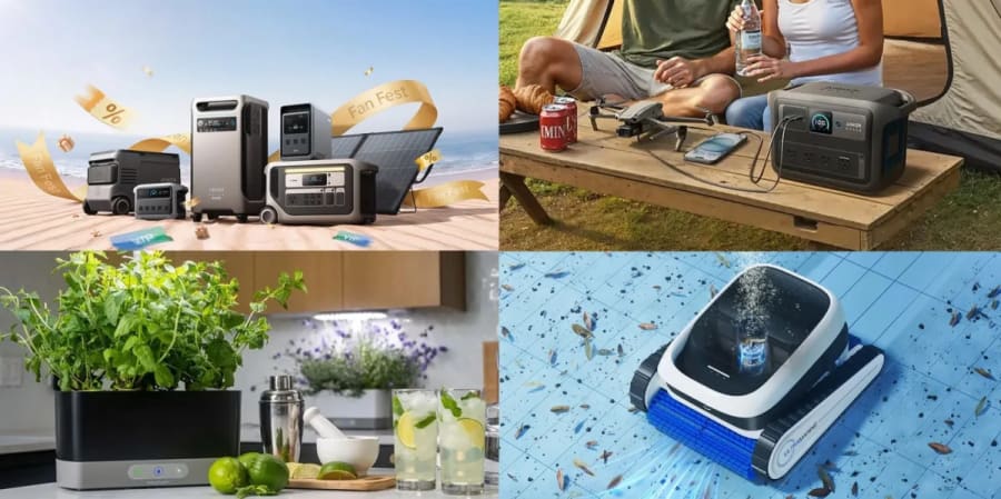 Anker SOLIX Mega Sale ofrece hasta un 48% de descuento en estaciones de energía + C1000X con $399 de rebaja por un solo día, AeroGarden y más
