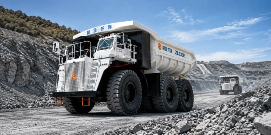 El Longking ZL230E de 350 toneladas es el camión minero de batería más grande y potente que puedes comprar