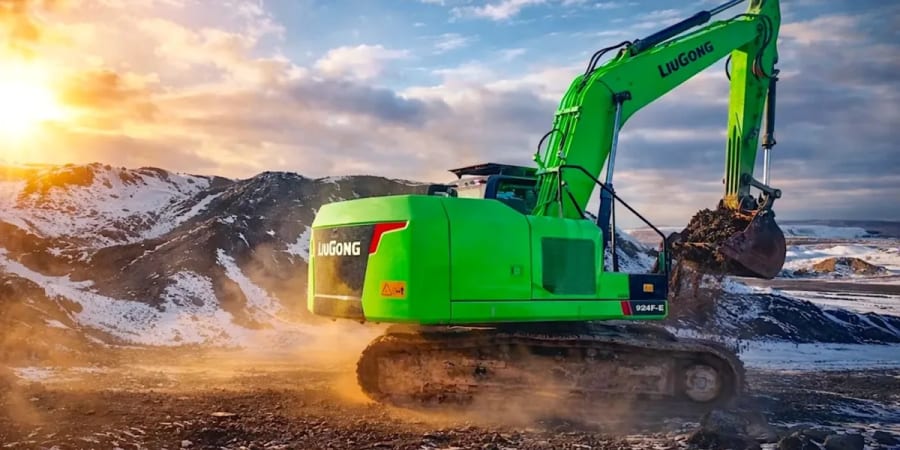 Destacado de equipo eléctrico: La excavadora eléctrica LiuGong 924FE llega a América