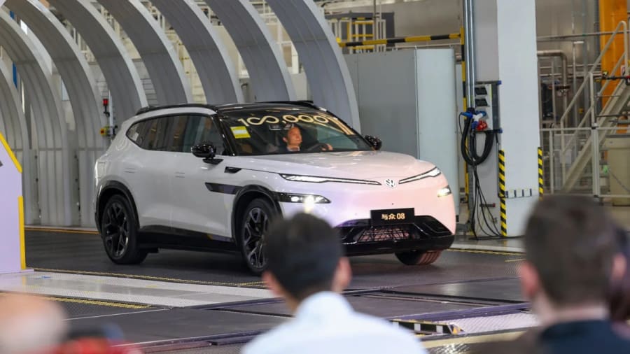 VW Anhui produce su vehículo eléctrico número 100.000 tras más de dos años de producción