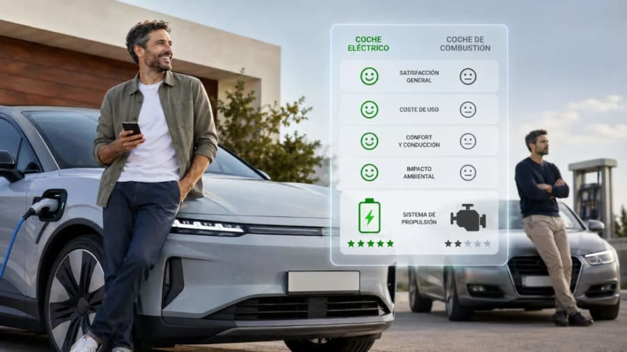 Otra ventaja más de conducir un coche eléctrico y que no sabías: Sus conductores son mucho más felices
