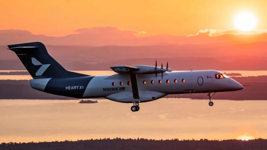 Un avión eléctrico de 11 toneladas consigue volar y gasta solo 4,3 euros en electricidad