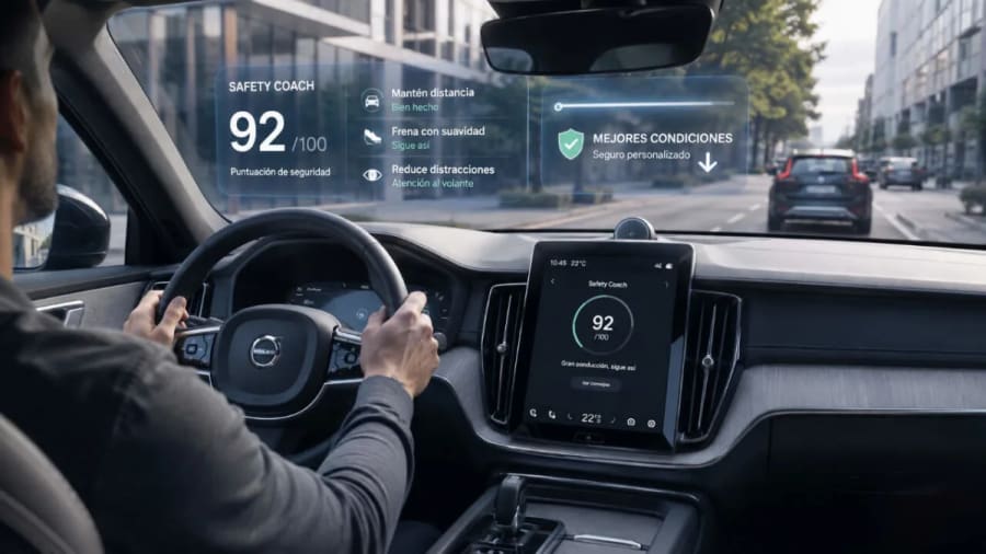 Volvo te puntuará por cómo conduces y puede hacer que pagues menos por el seguro
