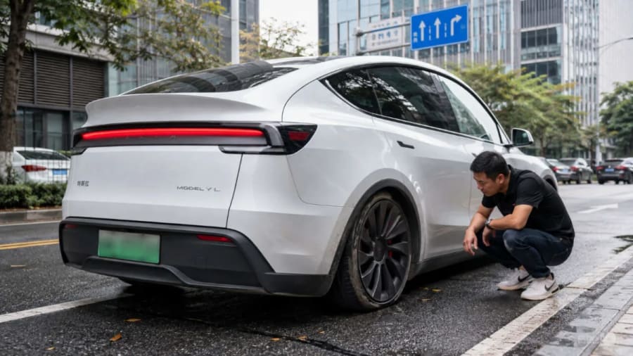 El Tesla Model Y L preocupa en China: propietarios denuncian que la suspensión trasera se hunde