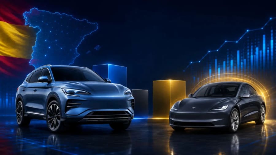 Los coches eléctricos más vendidos en España hasta agosto de 2026