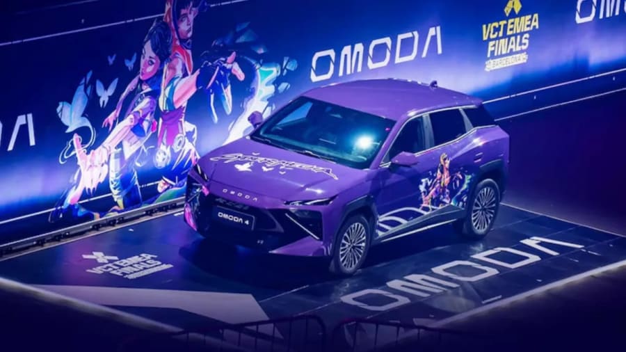 El Omoda 4 brilla en el VCT EMEA 2026: su diseño ciber-mecha une lo virtual con lo real