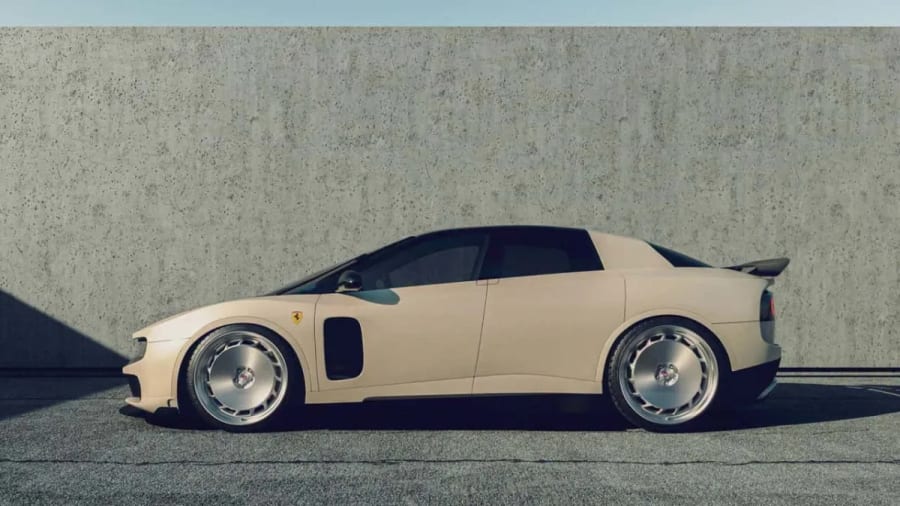 Echa un vistazo a la nueva apariencia del Ferrari Luce EV