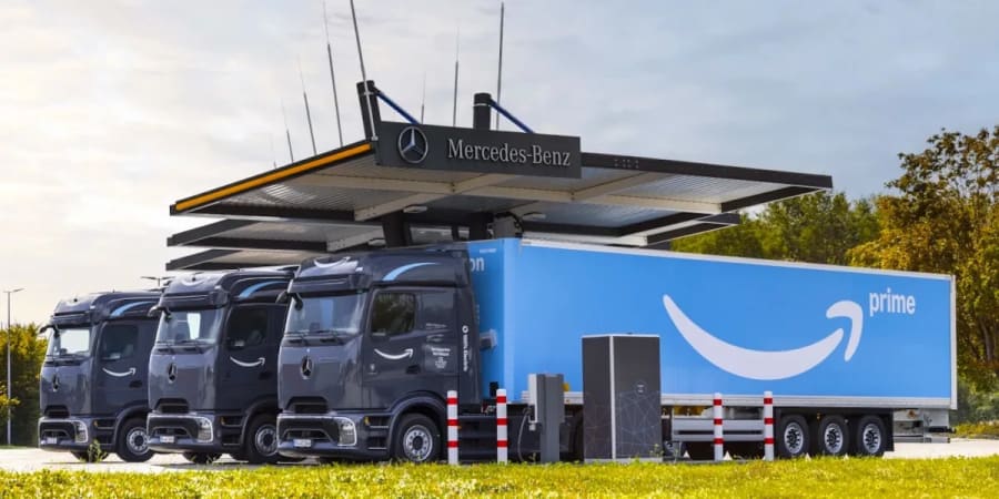 Amazon pondrá a trabajar 50 camiones eléctricos Mercedes-Benz eActros en Alemania