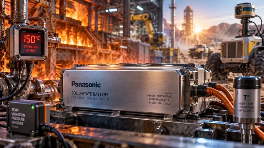 La nueva batería de estado sólido de Panasonic alcanza los 150 ºC, pero no será para Tesla