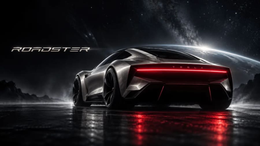 El nuevo adelanto del Tesla Roadster insinúa un rediseño Cyber que no necesita