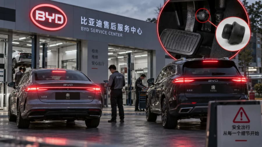 Más de 183.000 BYD llamados a revisión: este pequeño componente es el culpable