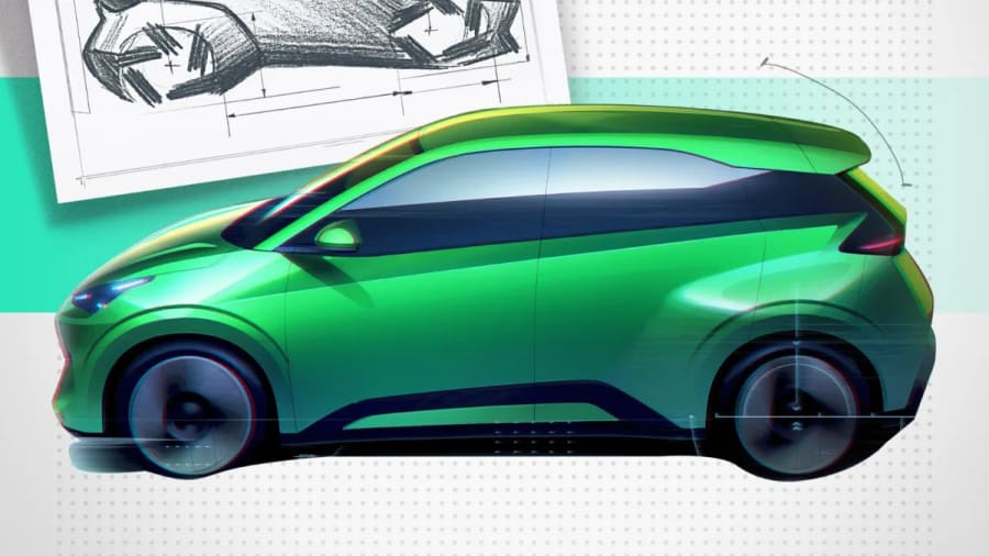 BYD muestra los primeros bocetos de la segunda generación del Seagull, ahora más grande