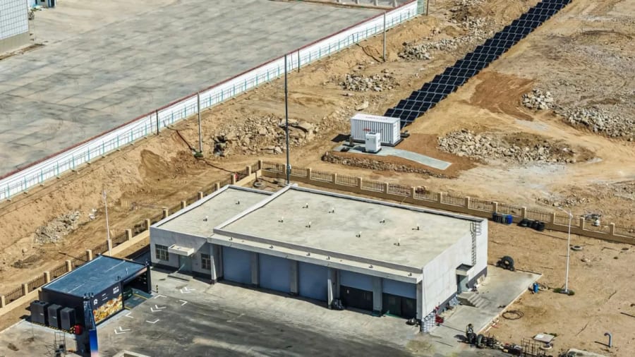 Nio inaugura su primera estación de intercambio de baterías totalmente solar en China