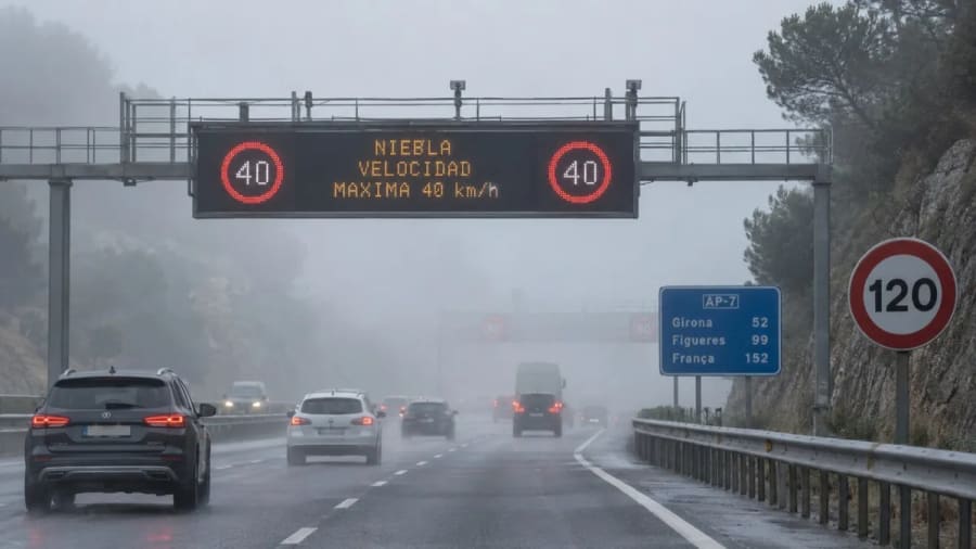La DGT cambia la velocidad desde el 1 de octubre: el límite podrá bajar de 120 a 40 km/h