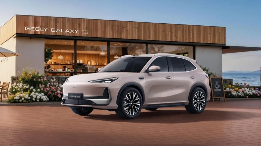 Geely lanza el renovado Galaxy E5, añadiendo LiDAR y carga 6C a su SUV eléctrico clave