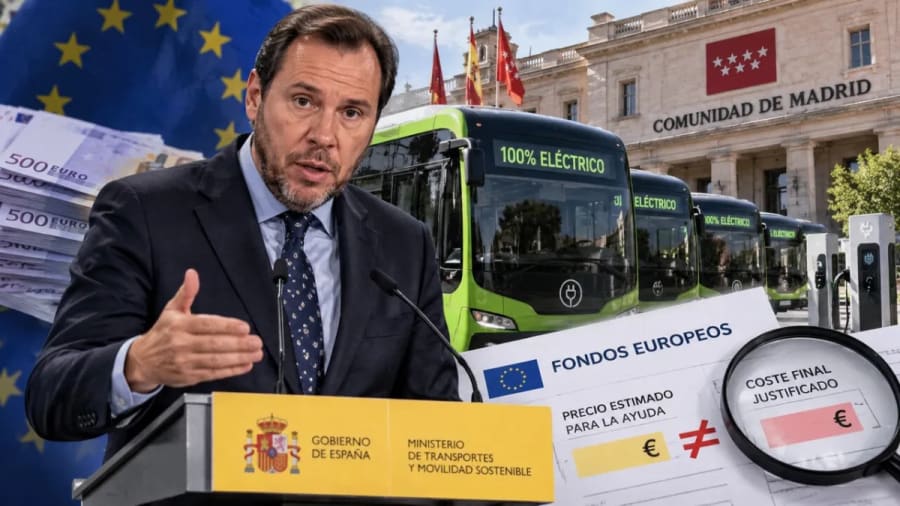 Oscar Puente reclama a Madrid parte de las ayudas para comprar autobuses eléctricos ¿Por qué?