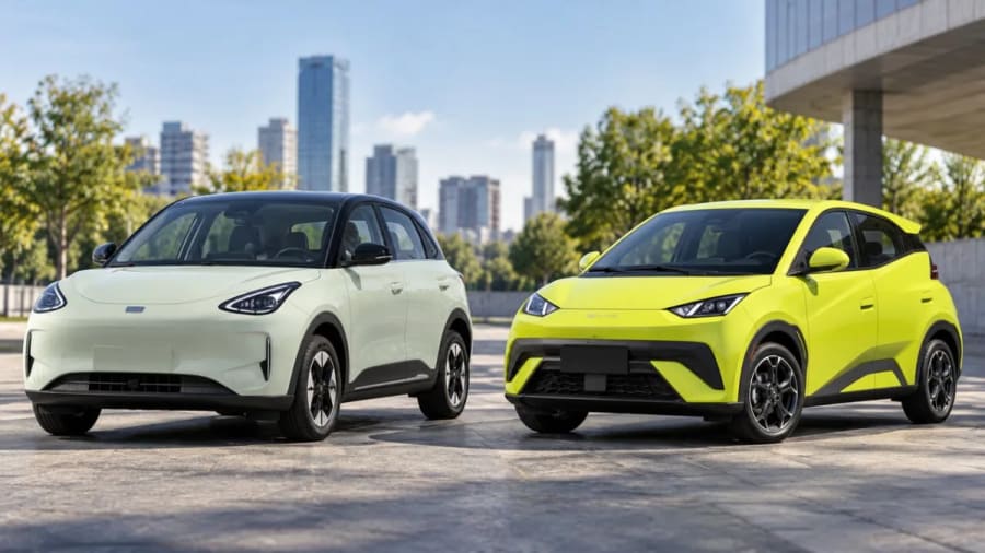 Geely E2 vs BYD Dolphin Surf: ¿cuál es el mejor coche eléctrico barato?