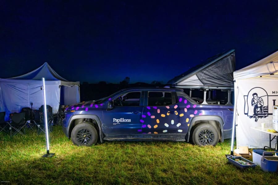 Dos Silverado EV y una batería de 150 kWh alimentaron toda esta gira de conciertos