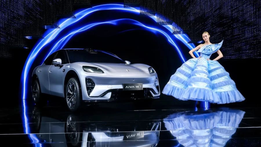 Seres y CATL estrenan el Aiva ME7, un espectacular SUV coupé con inteligencia artificial
