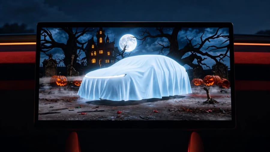 Tesla prepara una sorpresa de Halloween para sus coches: así cambiará la pantalla