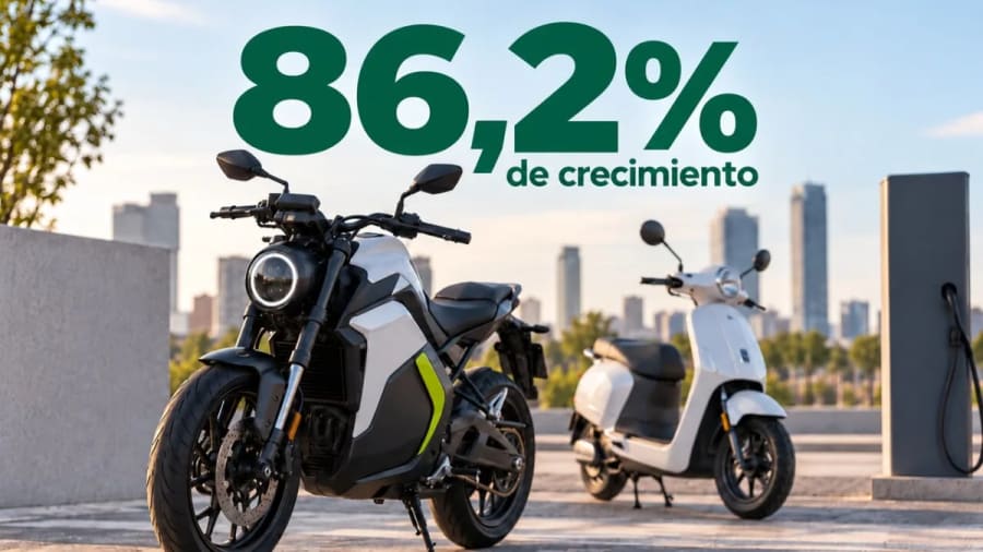 Las motos eléctricas se disparan en España: sus ventas crecen un 86% en septiembre