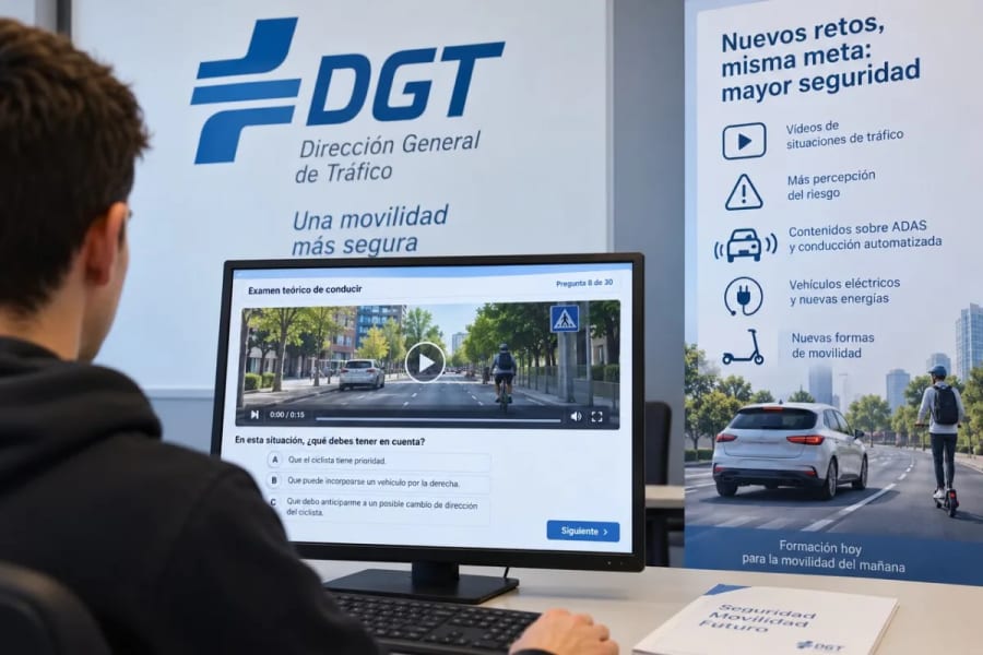 La DGT cambia el examen de conducir: así serán las nuevas pruebas teóricas en 2027